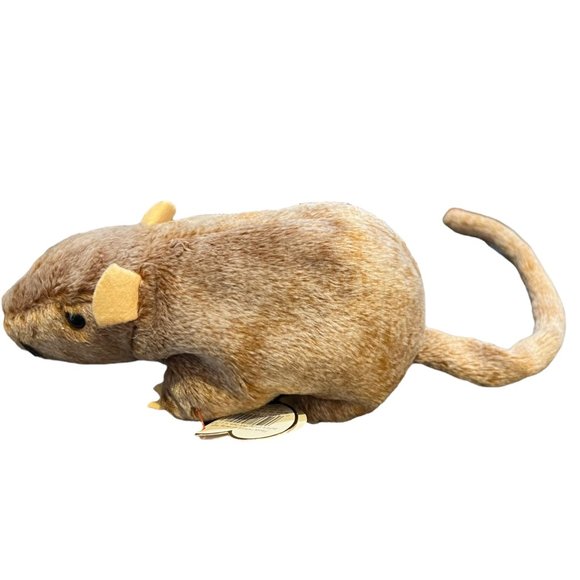 TY Beanie Baby Tiptoe Retired Mouse Bean Bag Stuffed Animal Plush Pretend Play - Picture 2 of 6
